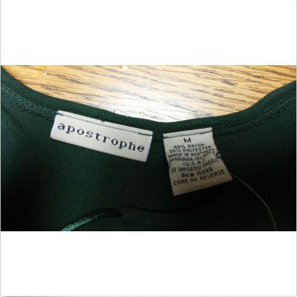 🎄🆕Forest Green Sleveless Blouse w/ Ribbon V Neck - Picture 5 of 6